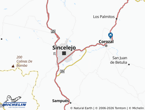 Mappa MICHELIN Santa Cecilia II - ViaMichelin