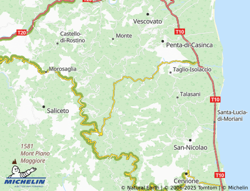 MICHELIN San-Damiano map - ViaMichelin