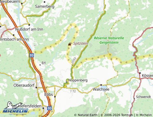Mapa MICHELIN Sachrang - ViaMichelin