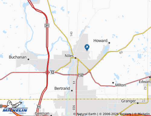 Mappa MICHELIN Niles - ViaMichelin