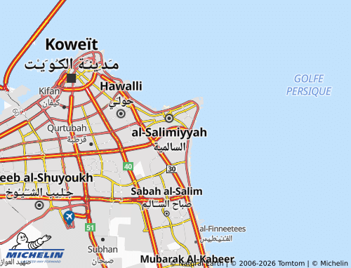 MICHELIN Al Rumaithiya 8 map - ViaMichelin
