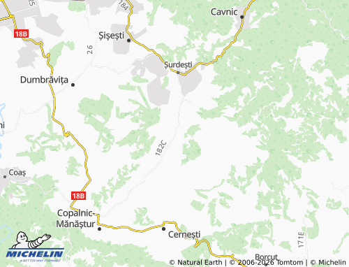 MICHELIN-Landkarte Făurești - ViaMichelin