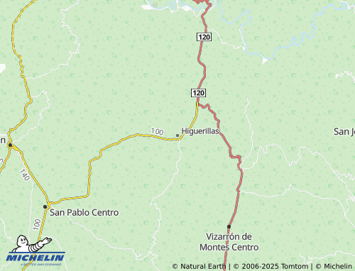 MICHELIN Higuerillas map - ViaMichelin