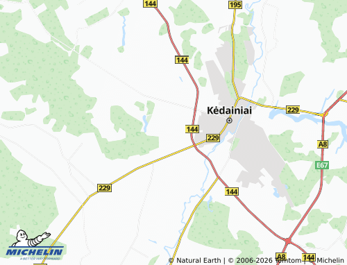 Mappa MICHELIN Keleriškiai - ViaMichelin