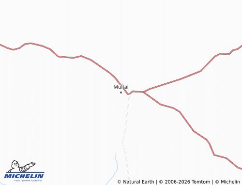Carte MICHELIN Multai - ViaMichelin