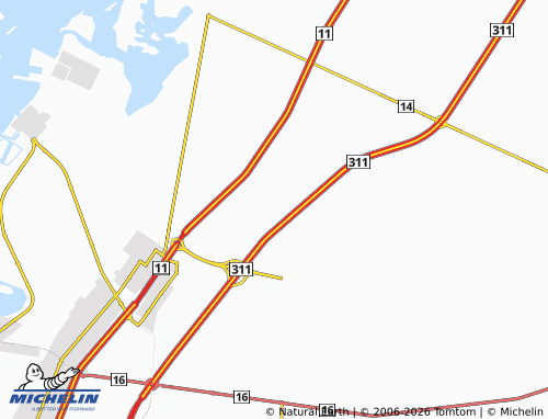 MICHELIN Khalifa Industrial map - ViaMichelin