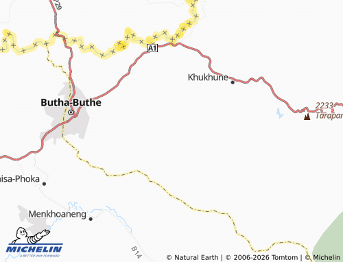 MICHELIN Mothae map - ViaMichelin