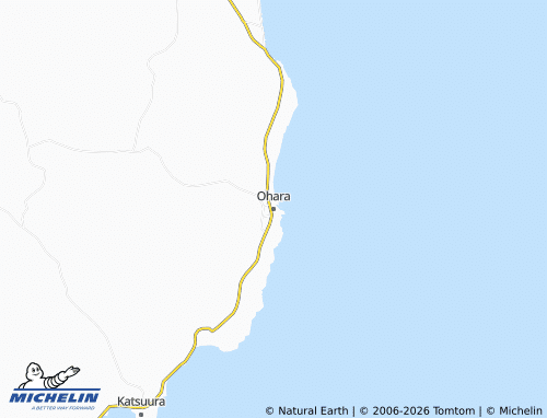 MICHELIN Ohara map - ViaMichelin