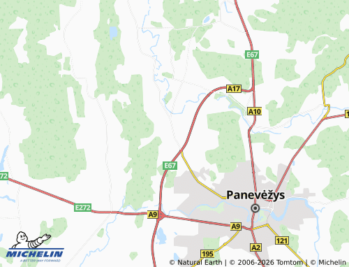 Mappa MICHELIN Bernatoniai - ViaMichelin