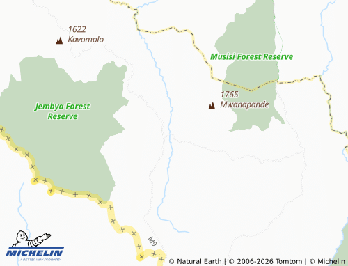 Mappa MICHELIN Mwenewenya - ViaMichelin