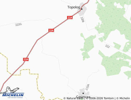 MICHELIN Cișmeaua Nouă map - ViaMichelin
