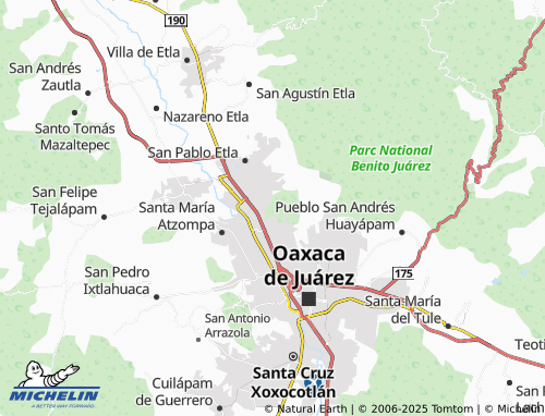 Mapa MICHELIN Pueblo Nuevo Parte Alta - ViaMichelin