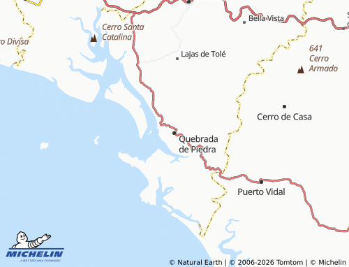 Mappa MICHELIN Quebrada de Piedra - ViaMichelin
