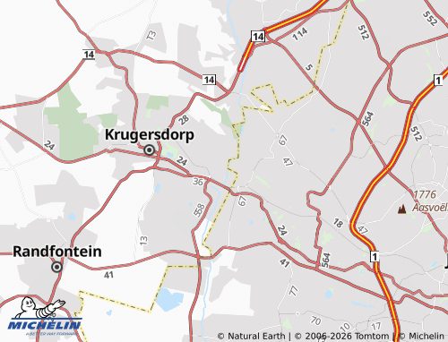 Mappa MICHELIN Rangeview - ViaMichelin