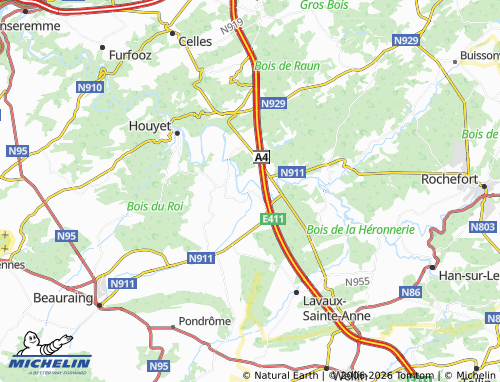 Mappa MICHELIN Wanlin - ViaMichelin