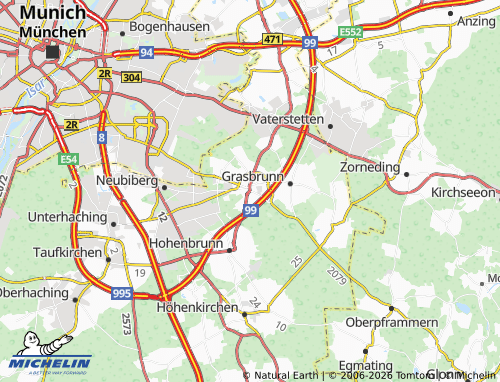 Mapa MICHELIN Putzbrunn - ViaMichelin