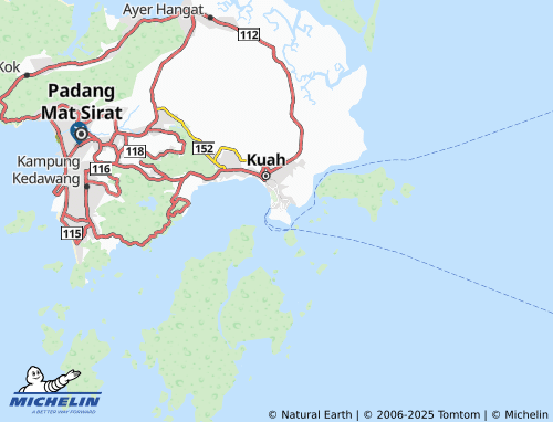 MICHELIN Telaga Racun map - ViaMichelin