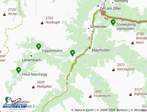 MICHELIN-Landkarte Finkenberg - ViaMichelin