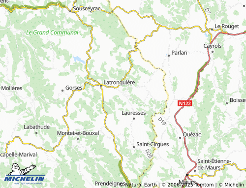 MICHELIN La Vabre map - ViaMichelin