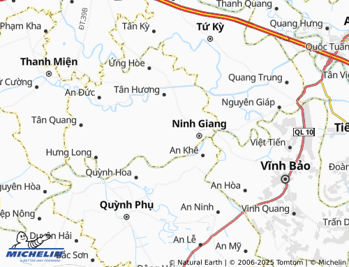MICHELIN Hồng Dụ map - ViaMichelin