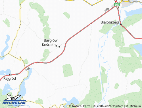 MICHELIN Brzozówka map - ViaMichelin