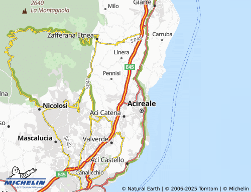 MICHELIN Piano d'Api map - ViaMichelin