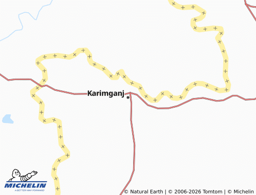 MICHELIN-Landkarte Karimganj - ViaMichelin