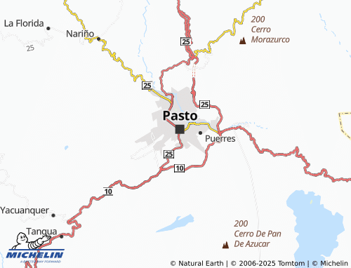 MICHELIN Los Fundadores map - ViaMichelin