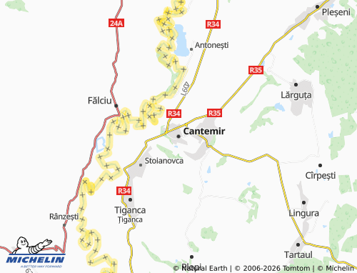 Carte MICHELIN Cantemir - ViaMichelin
