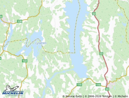 MICHELIN Einerstad map - ViaMichelin