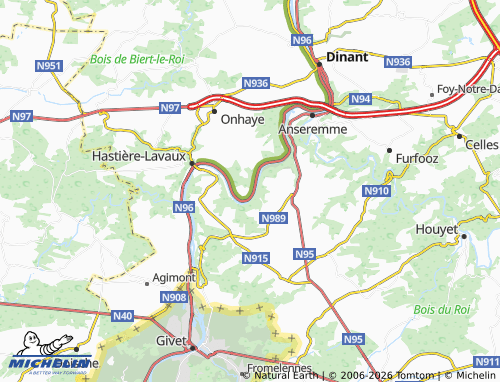 MICHELIN Waulsort map - ViaMichelin