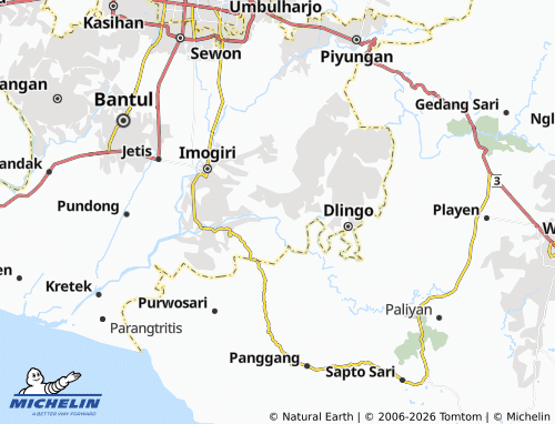 Mapa MICHELIN Mangunan - ViaMichelin