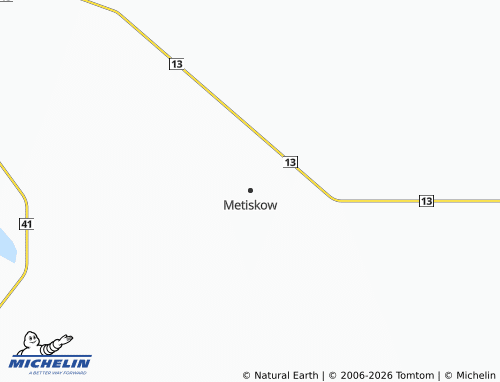 Carte MICHELIN Metiskow - ViaMichelin