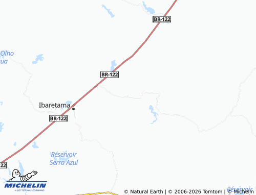 Mapa MICHELIN Oiticica - ViaMichelin