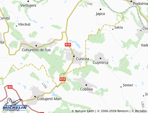 Carte MICHELIN Cunicea - ViaMichelin