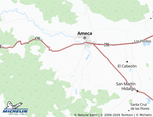Mapa MICHELIN La Calera de Arriba - ViaMichelin