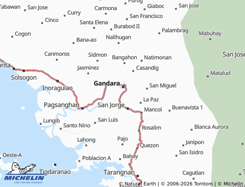MICHELIN Diaz map - ViaMichelin