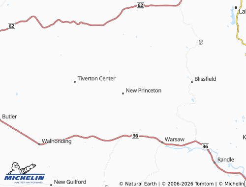 Mappa MICHELIN New Princeton - ViaMichelin