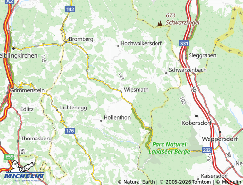 Mapa MICHELIN Wiesmath - ViaMichelin
