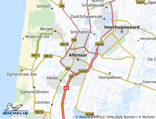 Mapa MICHELIN Alkmaar - ViaMichelin