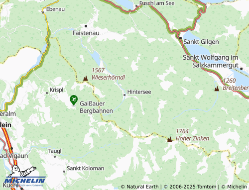 MICHELIN-Landkarte Hintersee - ViaMichelin