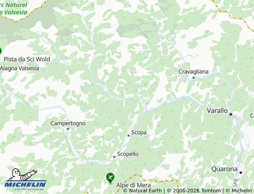 Mapa MICHELIN Boccioleto - ViaMichelin