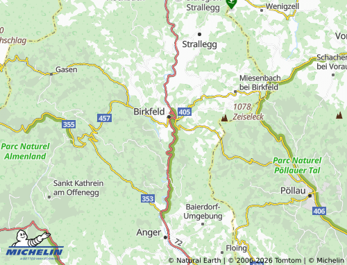 Mappa MICHELIN Neudörfl bei Birkfeld - ViaMichelin
