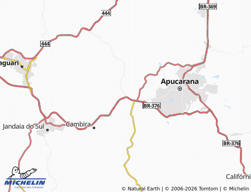 MICHELIN Pirapó map - ViaMichelin