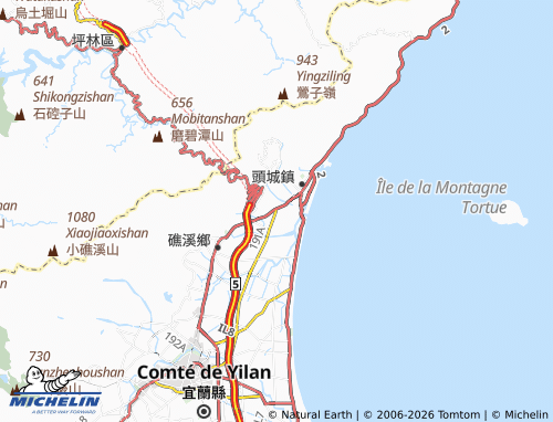 MICHELIN Dingpu map - ViaMichelin