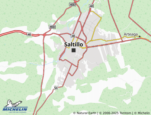 MICHELIN Benito Juárez map - ViaMichelin