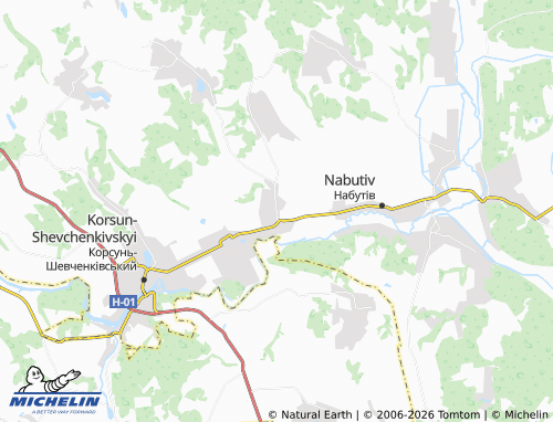 Mapa MICHELIN Harbuzyn - ViaMichelin