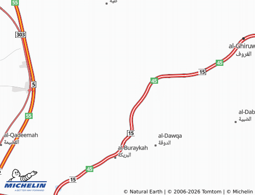 Carte MICHELIN al-Bakhtariya - ViaMichelin