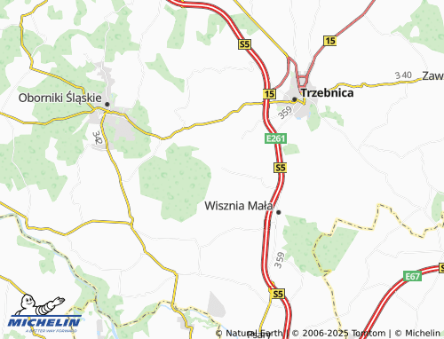 Carte MICHELIN Mienice - ViaMichelin