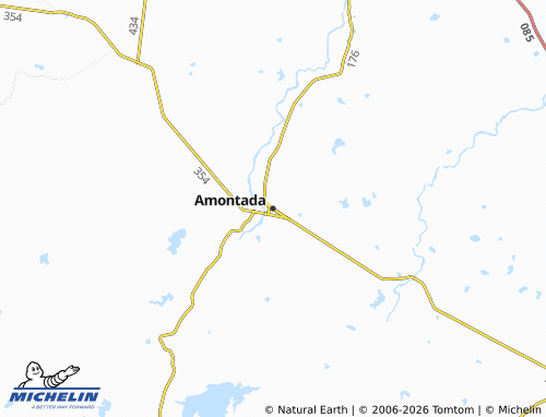 Mappa MICHELIN Amontada - ViaMichelin